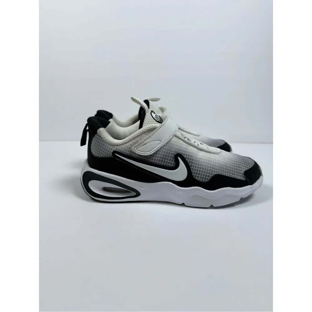 Nike Air Max Boys/Girls Running Shoes White Black Size 3Y - Picture 5 of 9